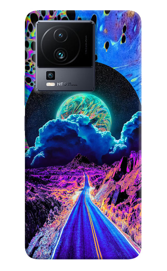 Psychedelic Painting iQOO Neo 7 Hard Case Back Cover by Casekaro