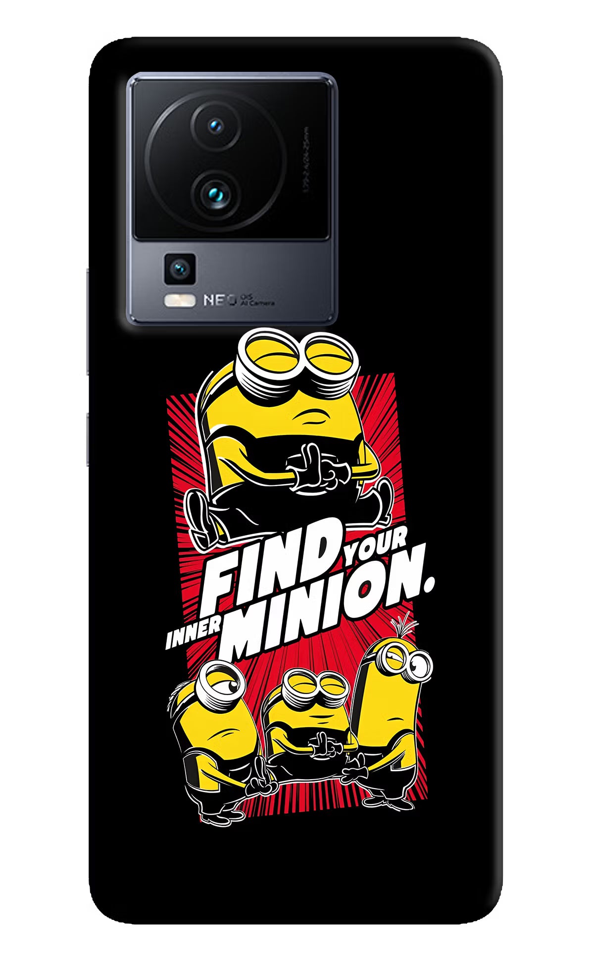 Find your inner Minion iQOO Neo 7 Hard Case Back Cover by Casekaro