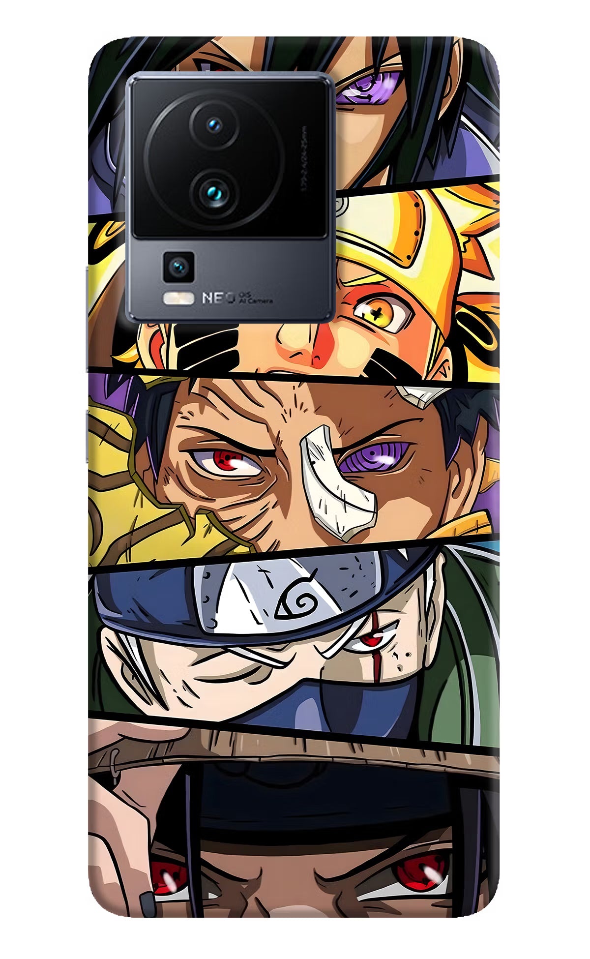 Naruto Character iQOO Neo 7 Hard Case Back Cover by Casekaro