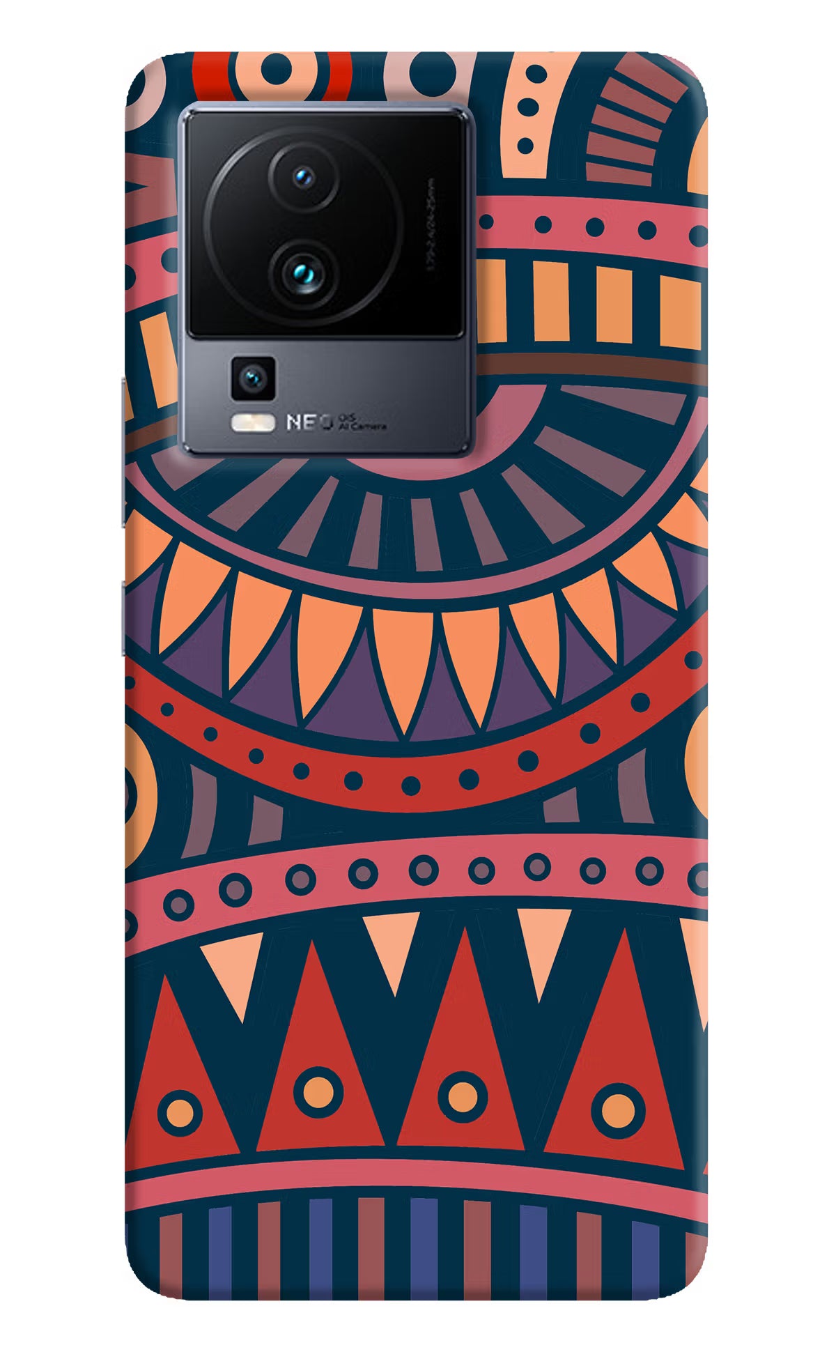 African Culture Design iQOO Neo 7 Hard Case Back Cover by Casekaro