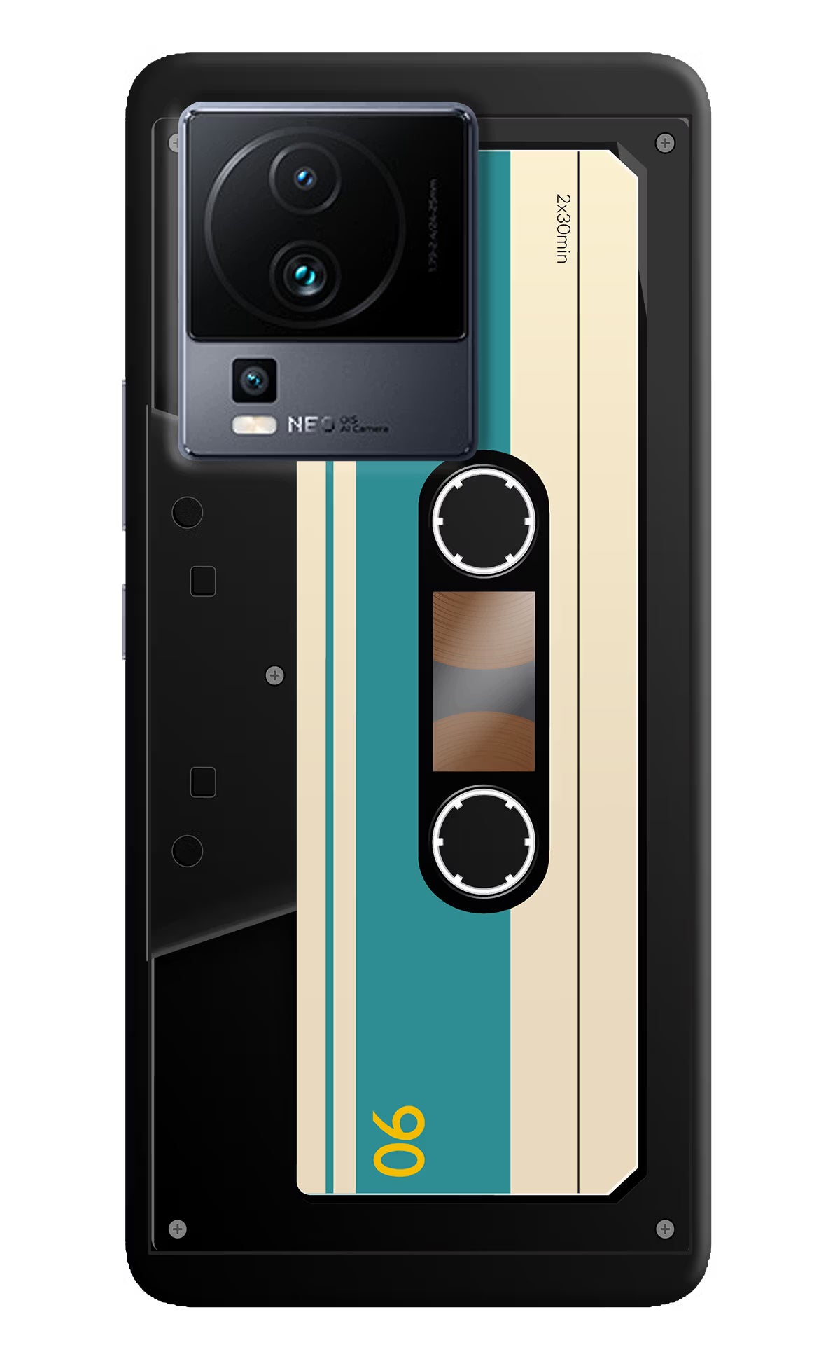 Cassette iQOO Neo 7 Hard Case Back Cover by Casekaro