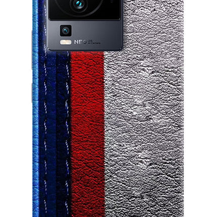 BMW Stripes iQOO Neo 7 Hard Case Back Cover by Casekaro