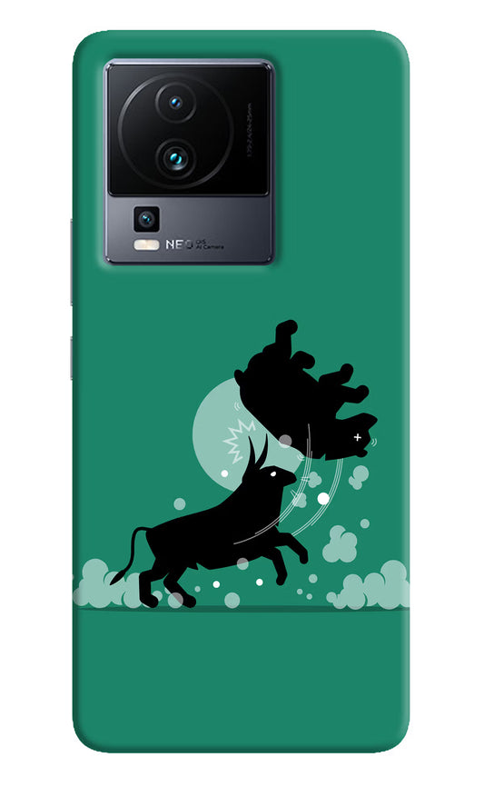 Bull Conqueror iQOO Neo 7 Hard Case Back Cover by Casekaro