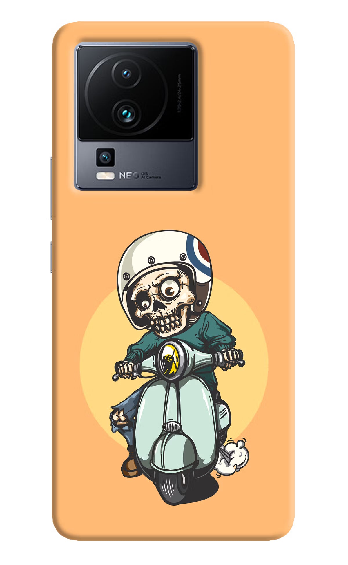 Undead Biker iQOO Neo 7 Hard Case Back Cover by Casekaro