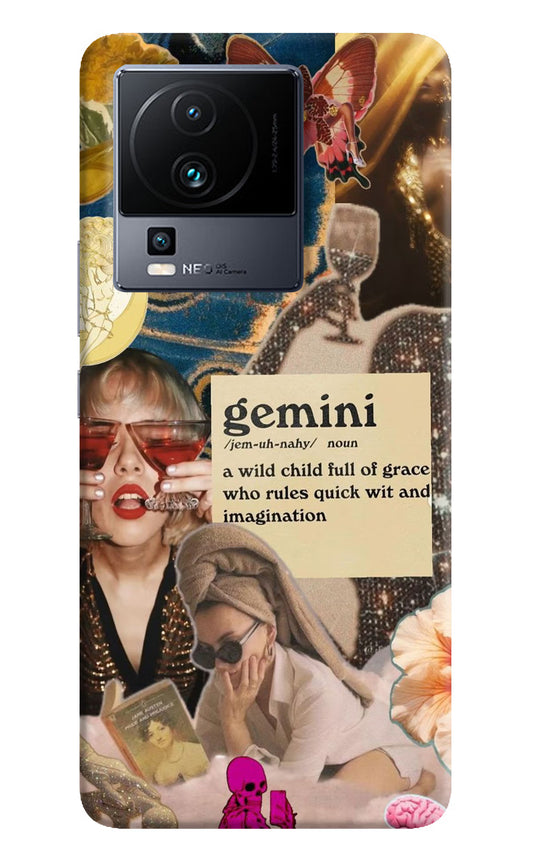 Gemini Zodiac iQOO Neo 7 Hard Case Back Cover by Casekaro