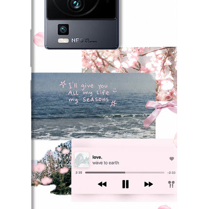 Wave to earth iQOO Neo 7 Hard Case Back Cover by Casekaro