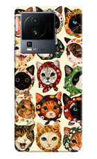 Cool Cat iQOO Neo 7 Hard Case Back Cover by Casekaro
