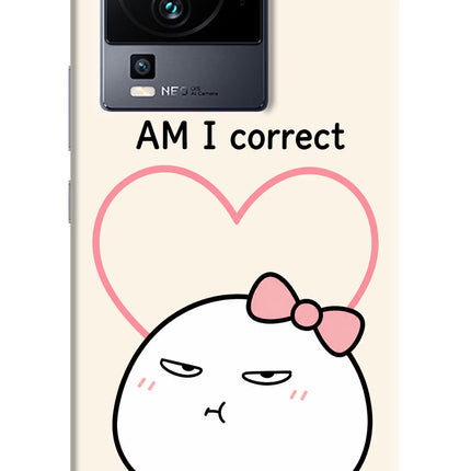 Always Right iQOO Neo 7 Hard Case Back Cover by Casekaro