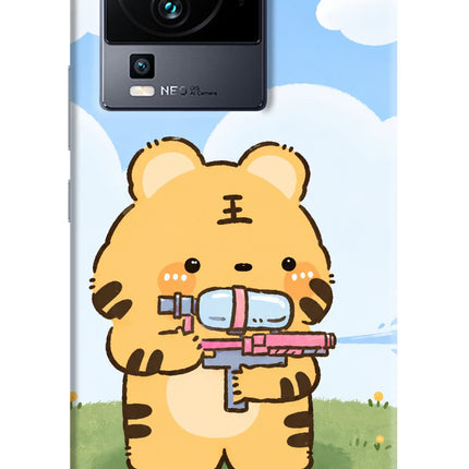 Tiger Treat iQOO Neo 7 Hard Case Back Cover by Casekaro