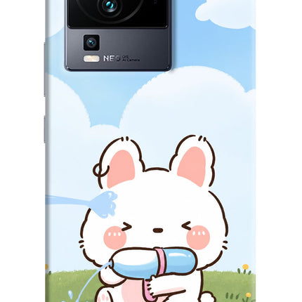 Bunny Treat iQOO Neo 7 Hard Case Back Cover by Casekaro