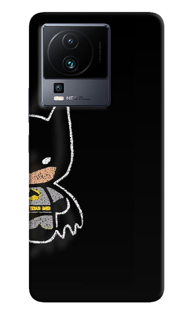 Bat Kitty iQOO Neo 7 Hard Case Back Cover by Casekaro