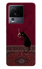Midnight Cat iQOO Neo 7 Hard Case Back Cover by Casekaro