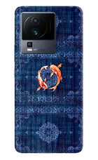 Koi Blue iQOO Neo 7 Hard Case Back Cover by Casekaro