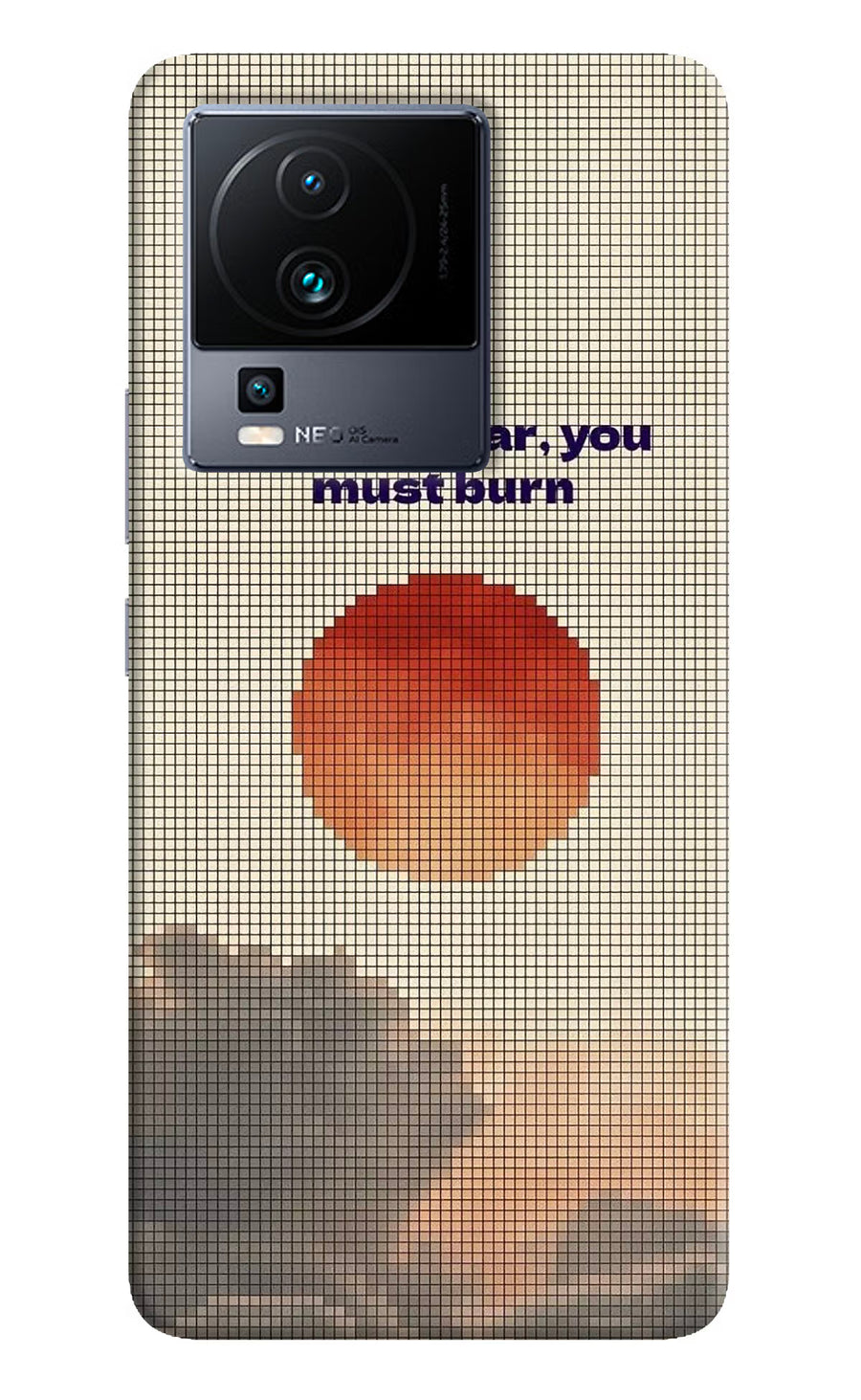 Pixel Sun iQOO Neo 7 Back Cover, Hard case