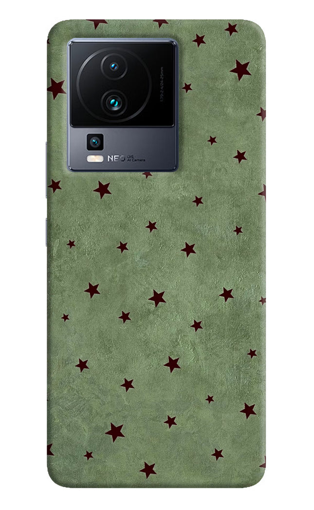 Green Stars iQOO Neo 7 Hard Case Back Cover by Casekaro