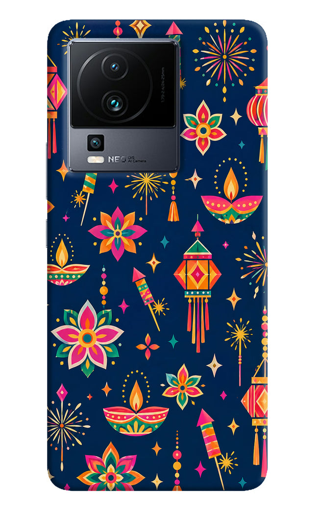 Festive Pop iQOO Neo 7 Hard Case Back Cover by Casekaro