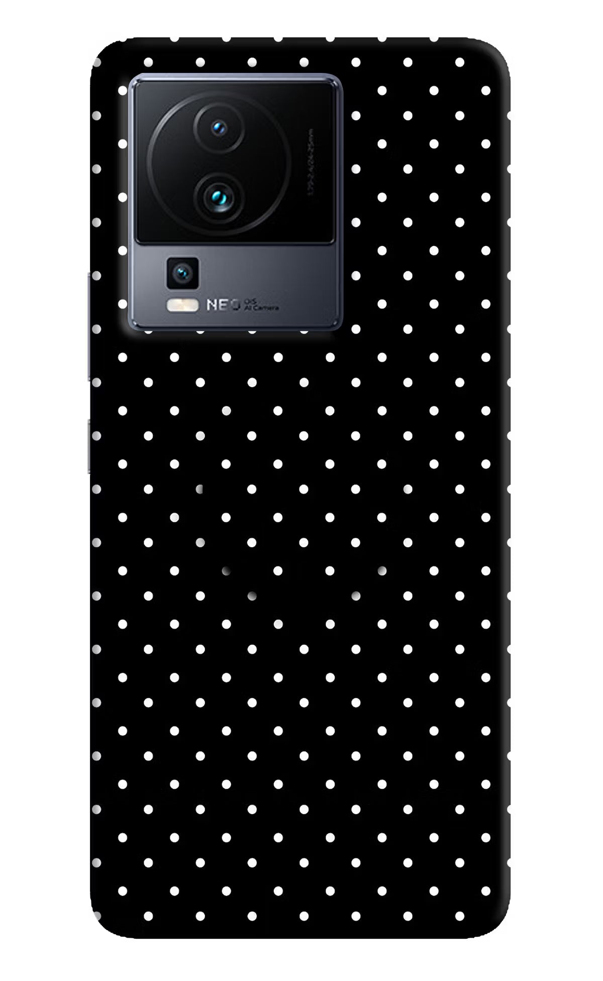 White Dots iQOO Neo 7 Pop Case by Casekaro