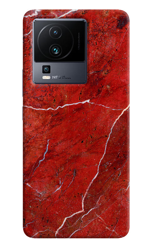 Red Marble Design iQOO Neo 7 Pro Hard Case Back Cover by Casekaro