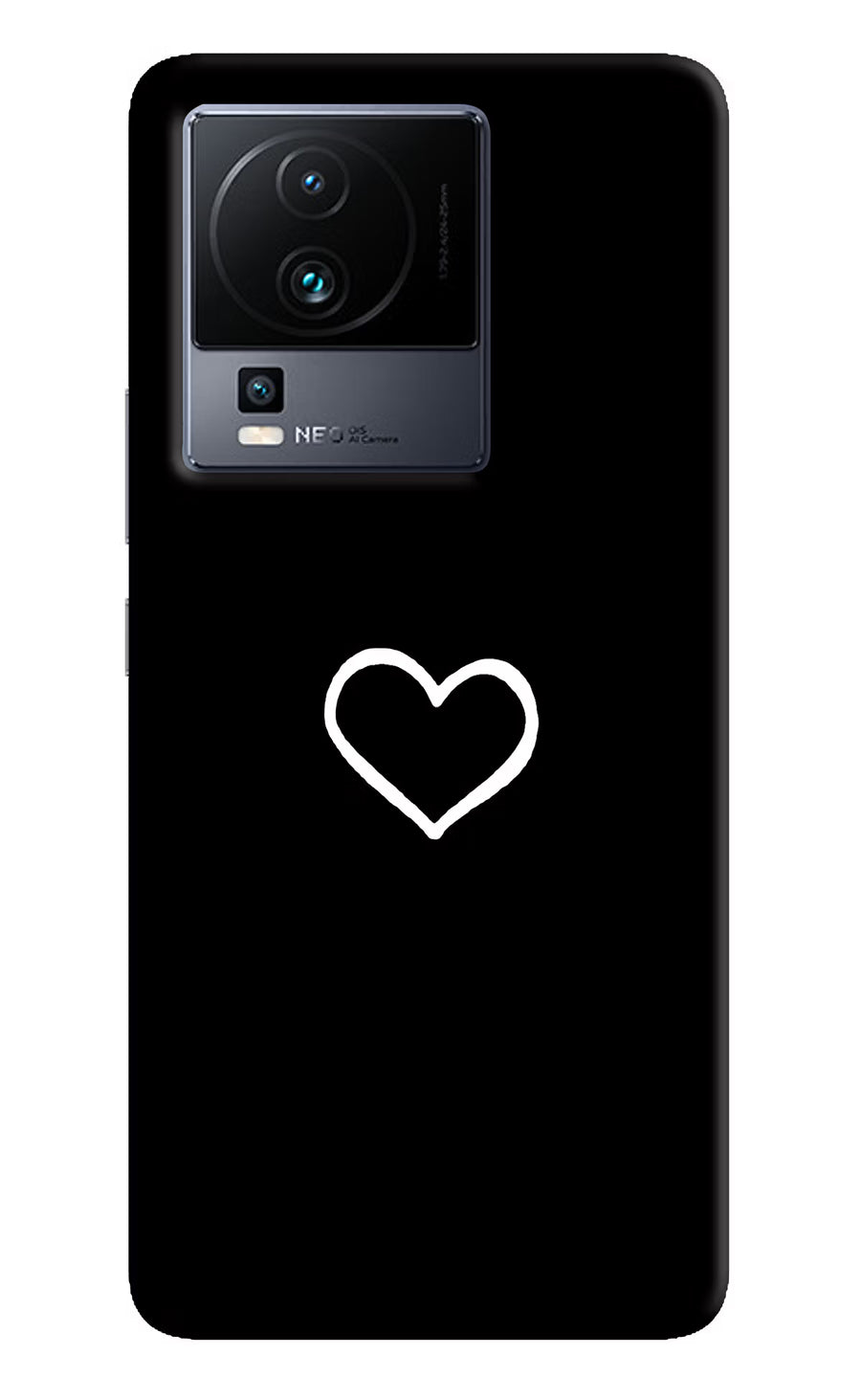 Heart iQOO Neo 7 Pro Back Cover, Hard case