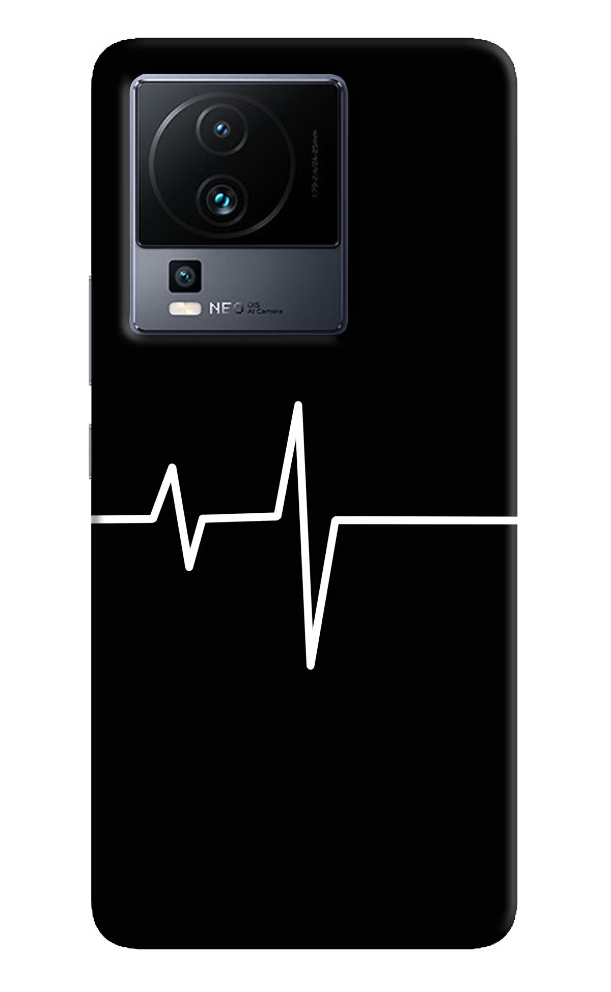 Heart Beats iQOO Neo 7 Pro Hard Case Back Cover by Casekaro