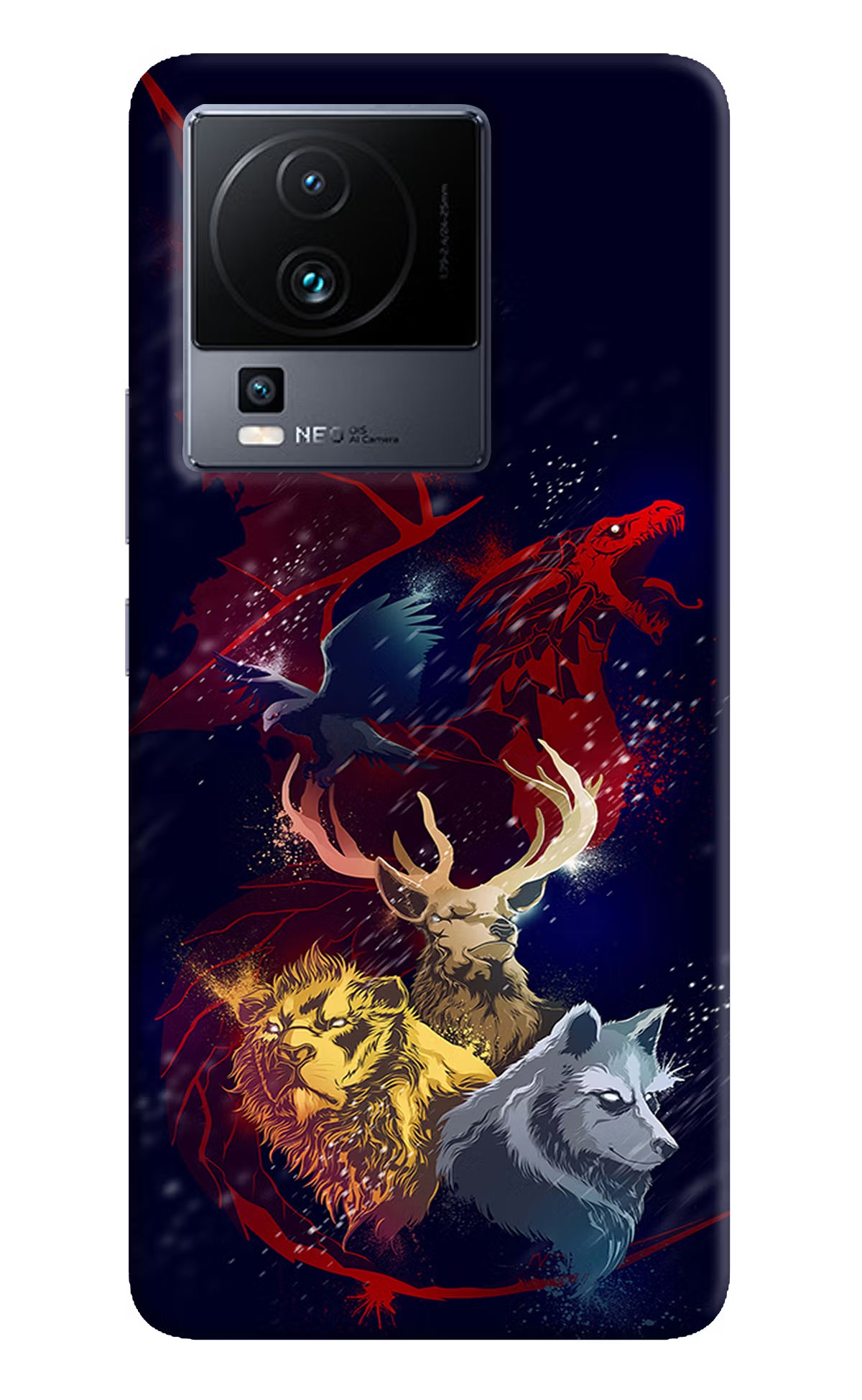Game Of Thrones iQOO Neo 7 Pro Hard Case Back Cover by Casekaro