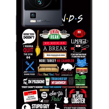 FRIENDS iQOO Neo 7 Pro Hard Case Back Cover by Casekaro