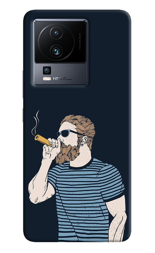 Smoking iQOO Neo 7 Pro Hard Case Back Cover by Casekaro