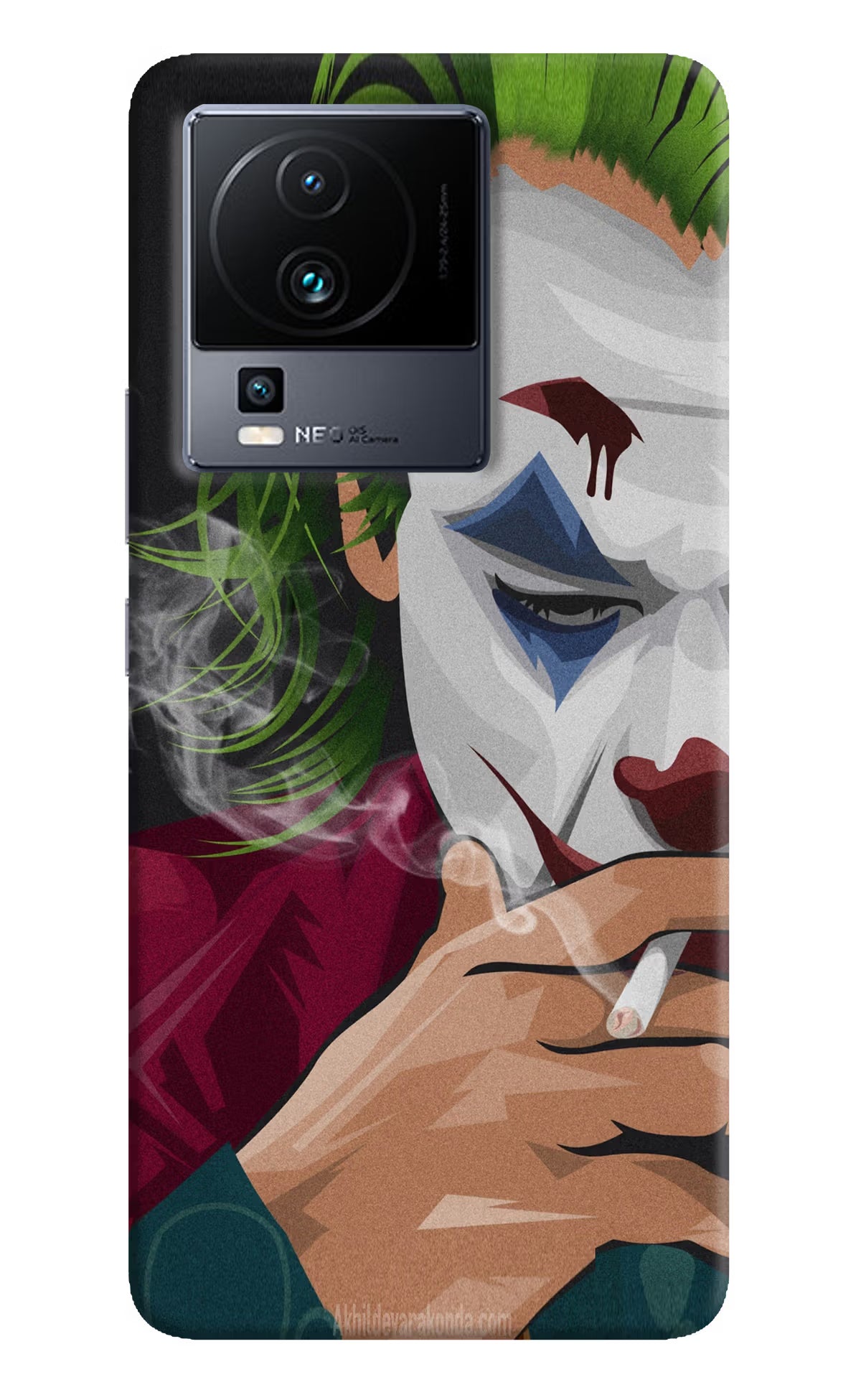 Joker Smoking iQOO Neo 7 Pro Hard Case Back Cover by Casekaro