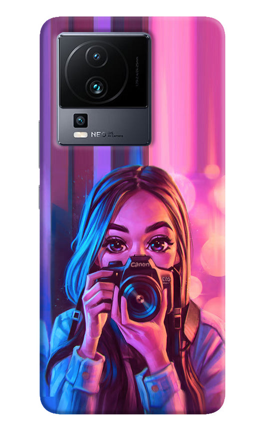 Girl Photographer iQOO Neo 7 Pro Hard Case Back Cover by Casekaro