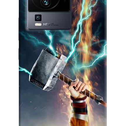 Thor Hammer Mjolnir iQOO Neo 7 Pro Hard Case Back Cover by Casekaro