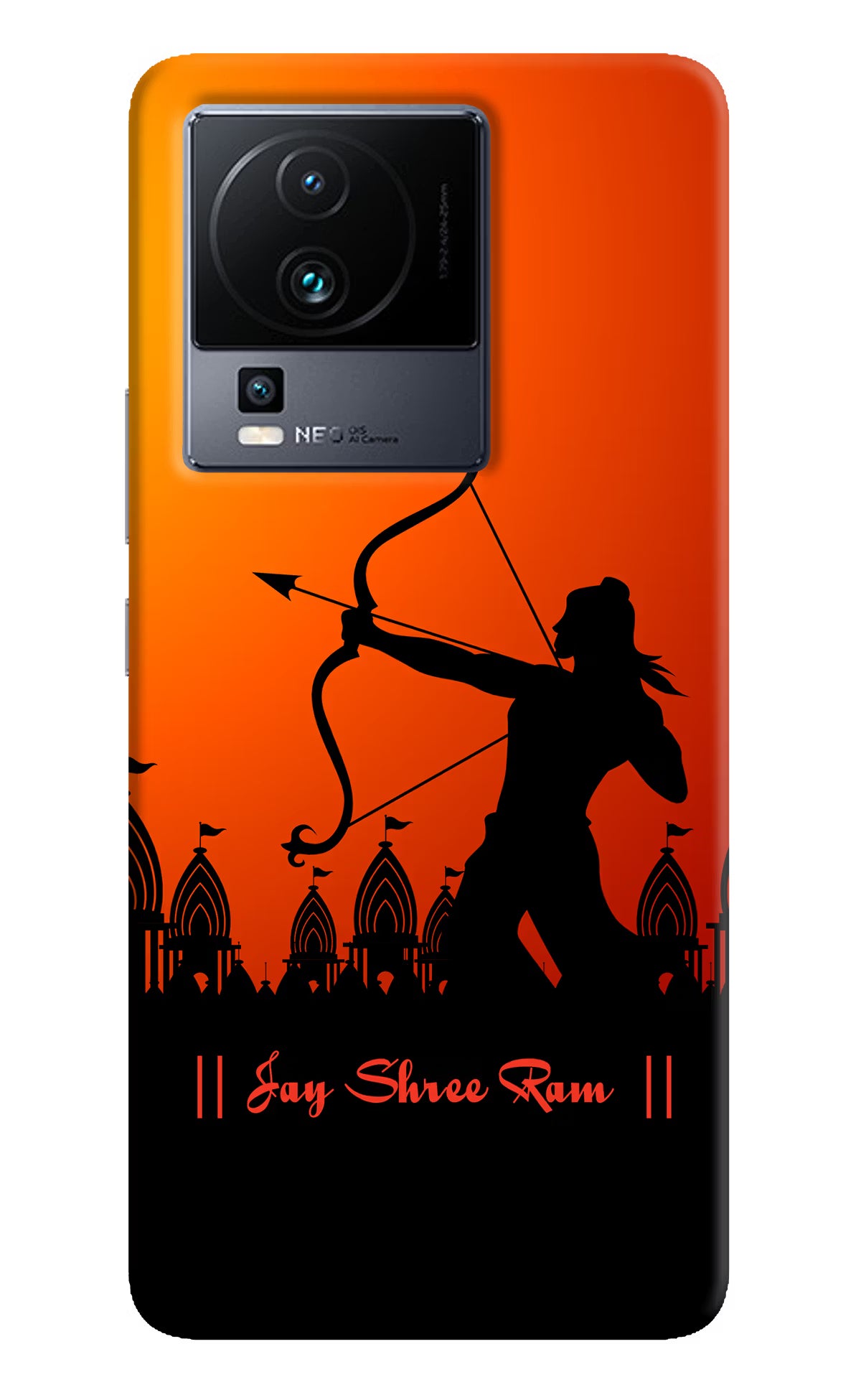 Lord Ram - 4 iQOO Neo 7 Pro Hard Case Back Cover by Casekaro