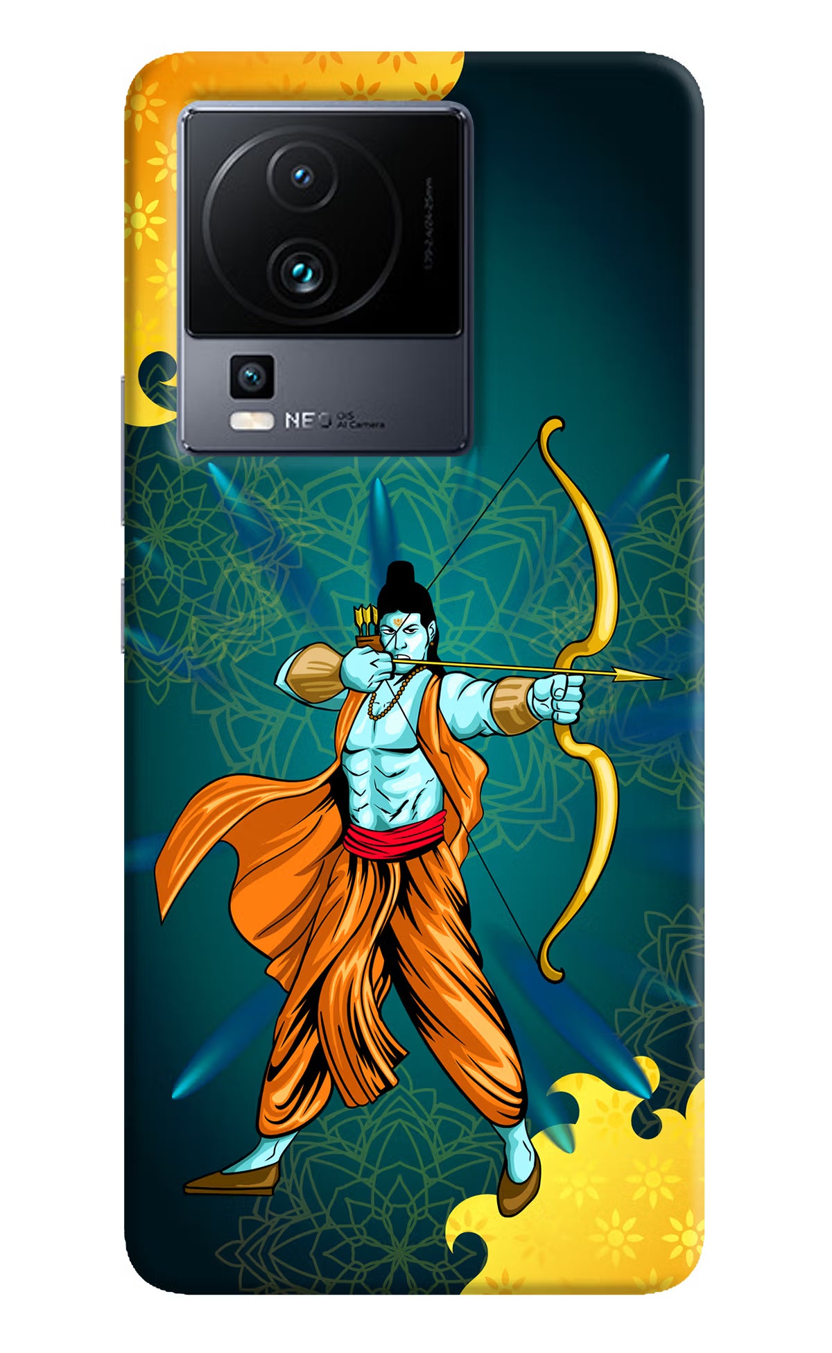 Lord Ram - 6 iQOO Neo 7 Pro Hard Case Back Cover by Casekaro