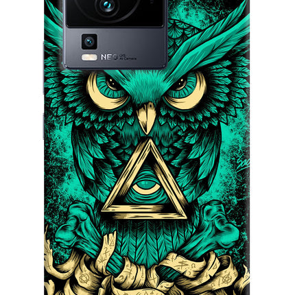Green Owl iQOO Neo 7 Pro Hard Case Back Cover by Casekaro