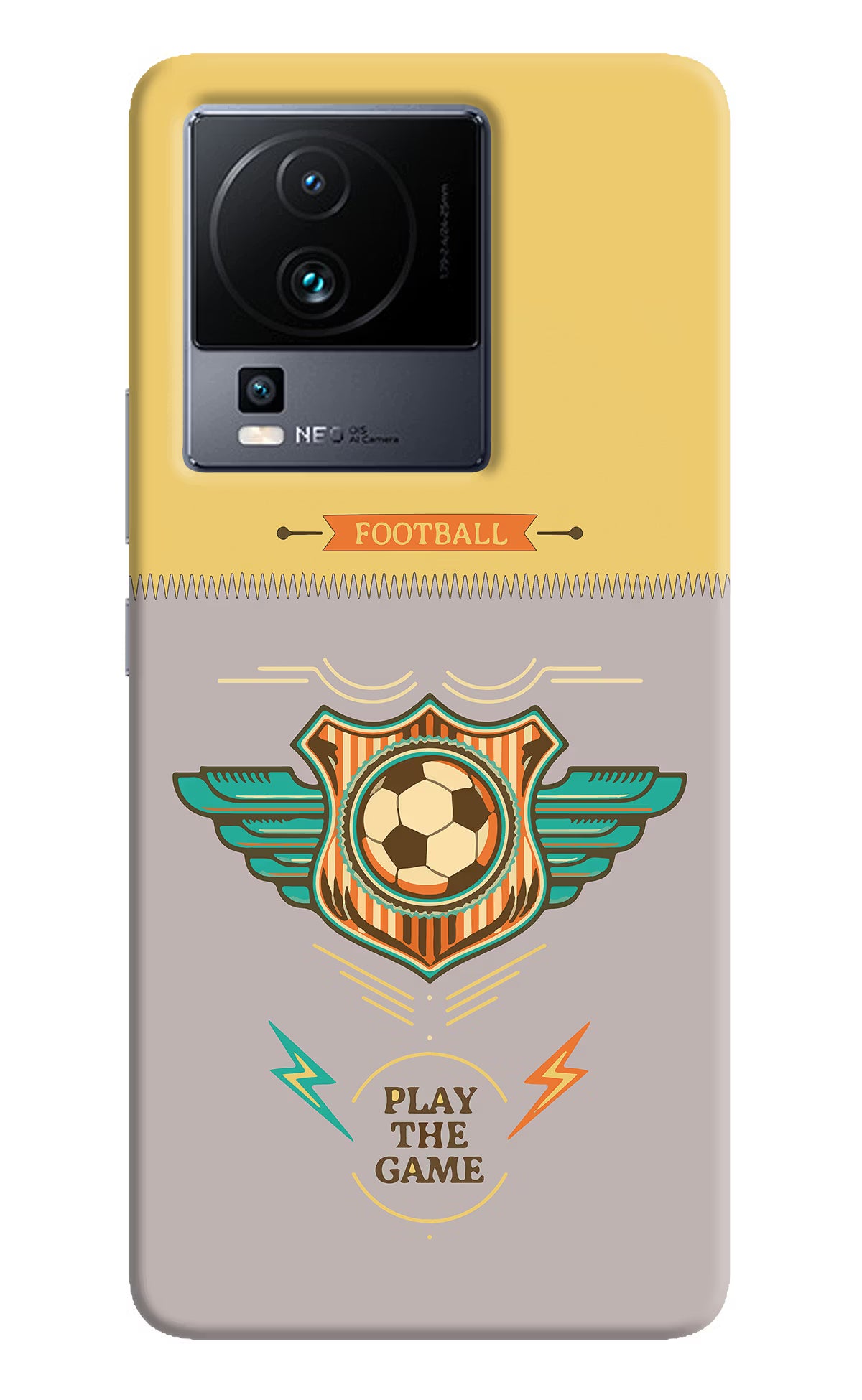 Football iQOO Neo 7 Pro Hard Case Back Cover by Casekaro