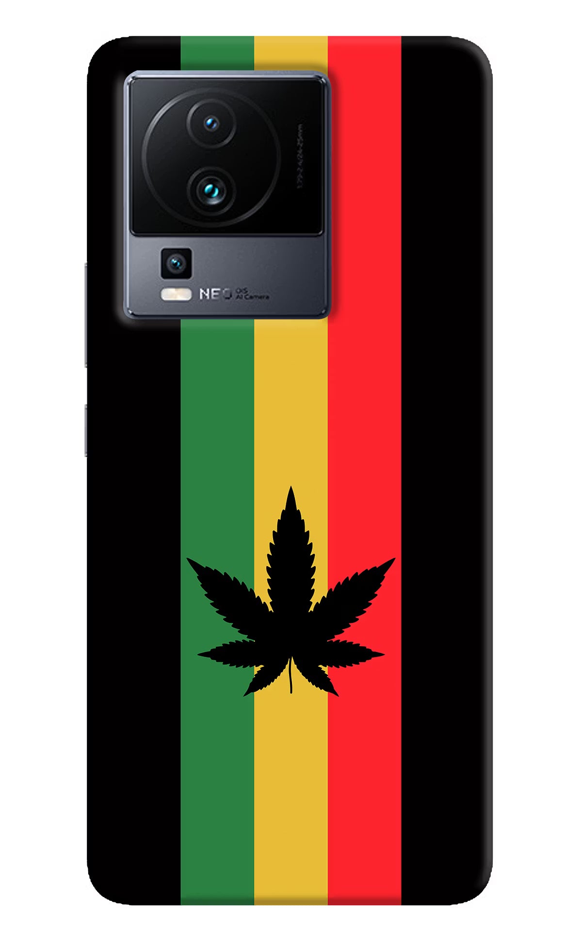 Weed Flag iQOO Neo 7 Pro Hard Case Back Cover by Casekaro