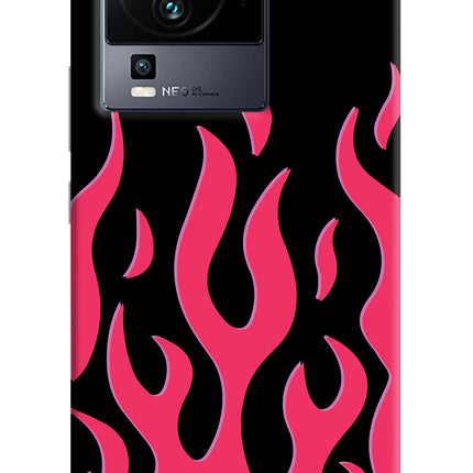 Fire Flames iQOO Neo 7 Pro Hard Case Back Cover by Casekaro