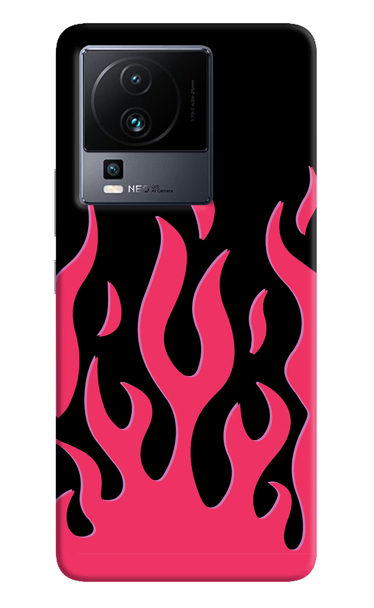 Fire Flames iQOO Neo 7 Pro Hard Case Back Cover by Casekaro