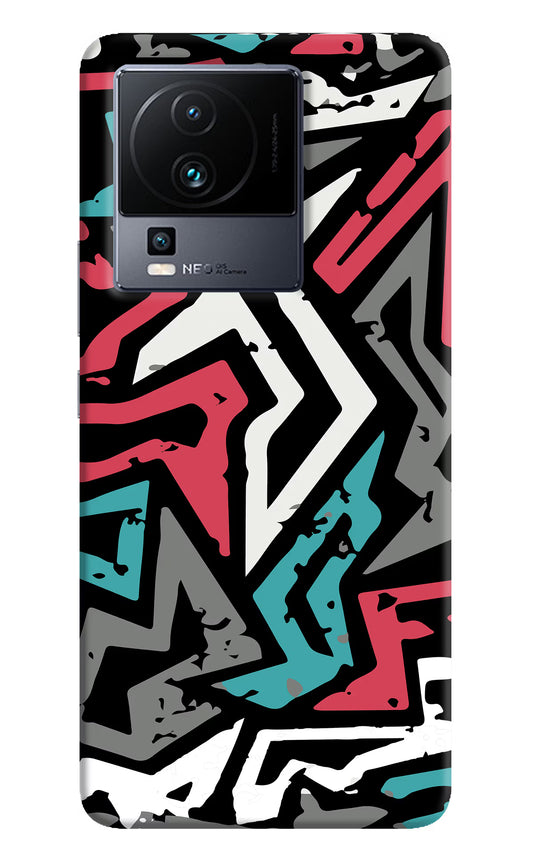 Geometric Graffiti iQOO Neo 7 Pro Hard Case Back Cover by Casekaro