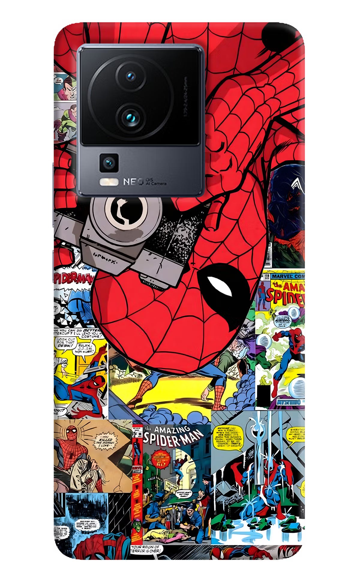 Spider Man iQOO Neo 7 Pro Hard Case Back Cover by Casekaro