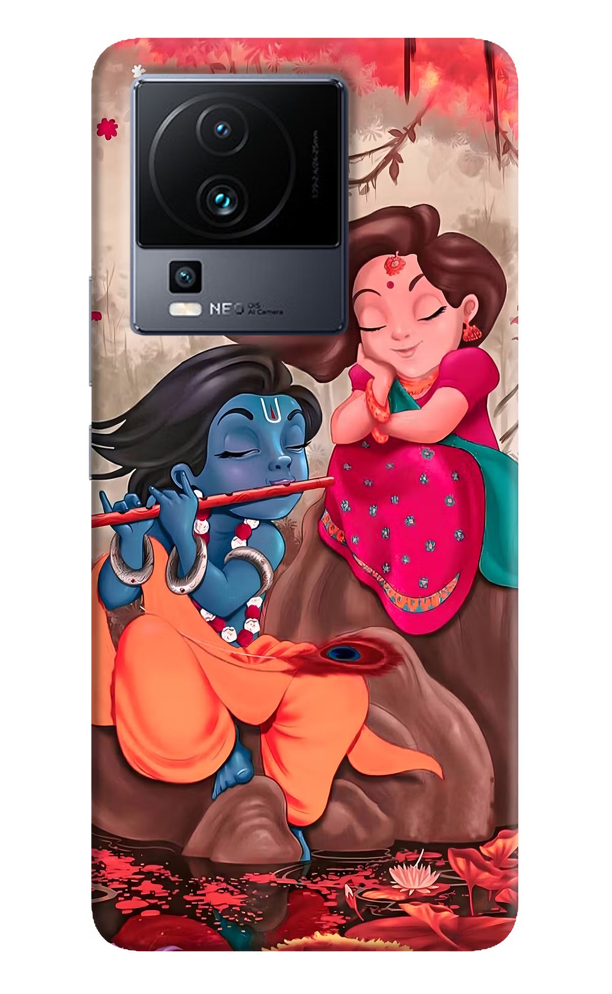 Radhe Krishna iQOO Neo 7 Pro Hard Case Back Cover by Casekaro