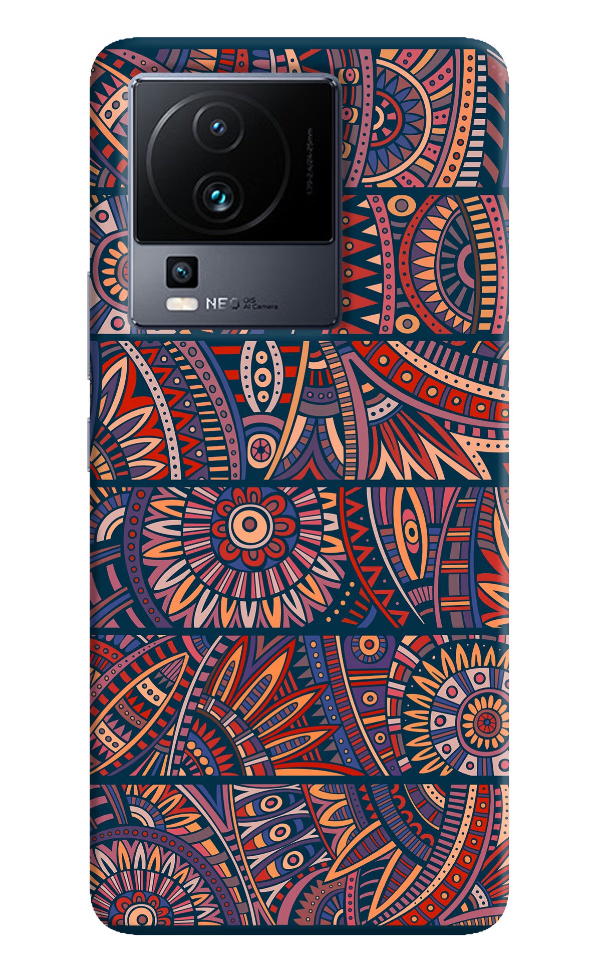 African Culture Design iQOO Neo 7 Pro Hard Case Back Cover by Casekaro