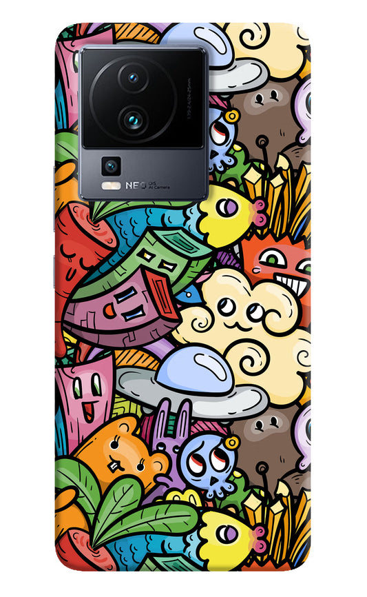 Veggie Doodle iQOO Neo 7 Pro Hard Case Back Cover by Casekaro