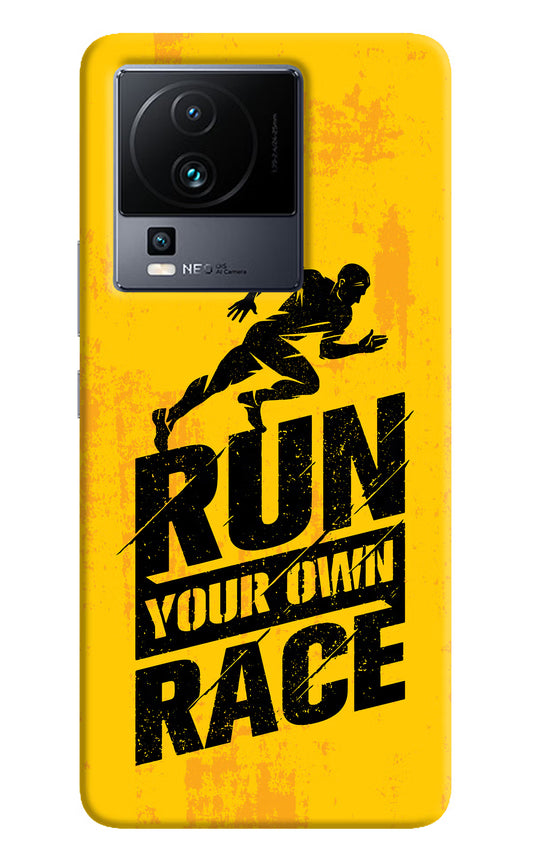 Run Your Own Race iQOO Neo 7 Pro Hard Case Back Cover by Casekaro