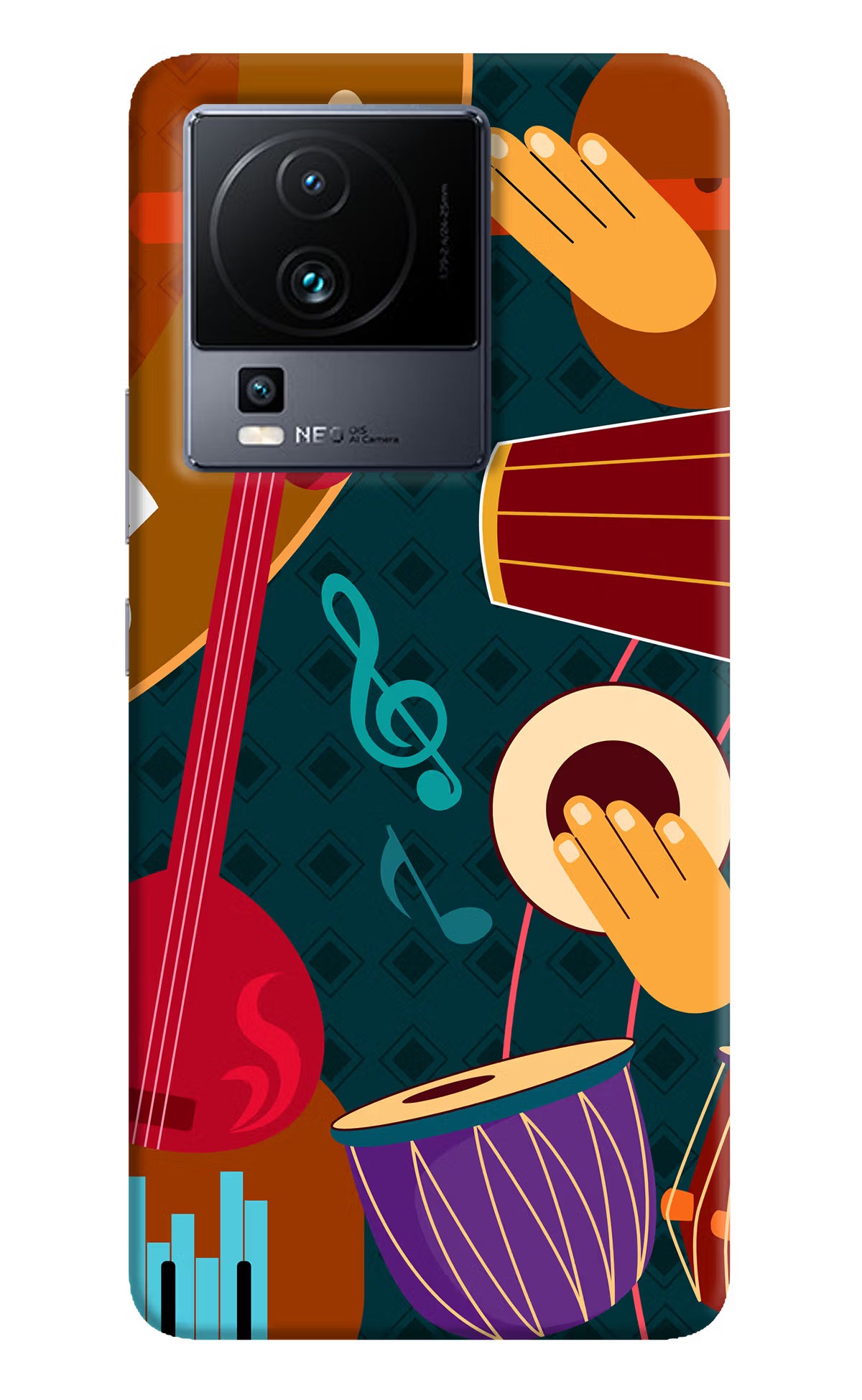 Music Instrument iQOO Neo 7 Pro Hard Case Back Cover by Casekaro
