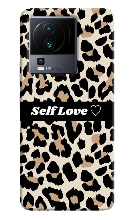 Leopard Print Self Love iQOO Neo 7 Pro Hard Case Back Cover by Casekaro