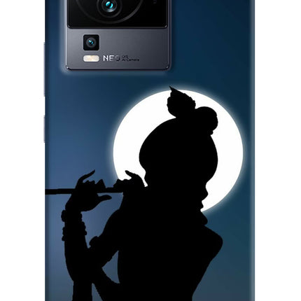 Shri Krishna Silhouette iQOO Neo 7 Pro Hard Case Back Cover by Casekaro