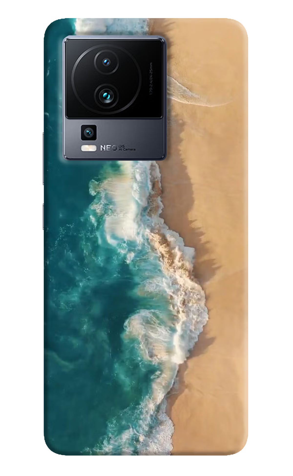 Ocean Beach iQOO Neo 7 Pro Hard Case Back Cover by Casekaro