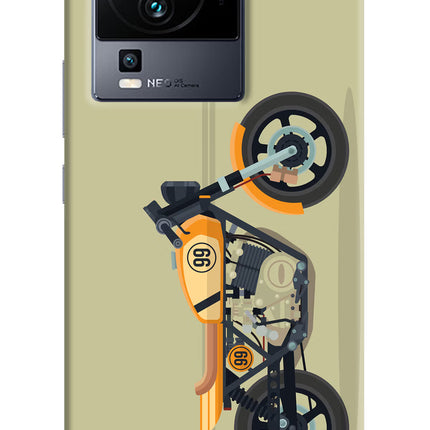 Vertical Speedster iQOO Neo 7 Pro Hard Case Back Cover by Casekaro