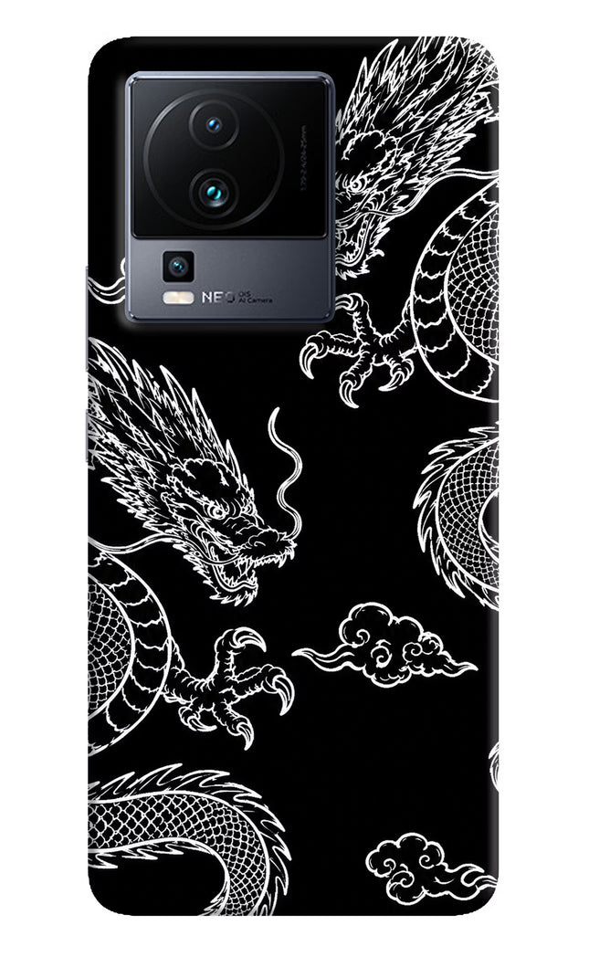 Twin Dragons iQOO Neo 7 Pro Hard Case Back Cover by Casekaro