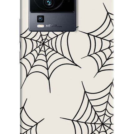 Spider Web iQOO Neo 7 Pro Hard Case Back Cover by Casekaro